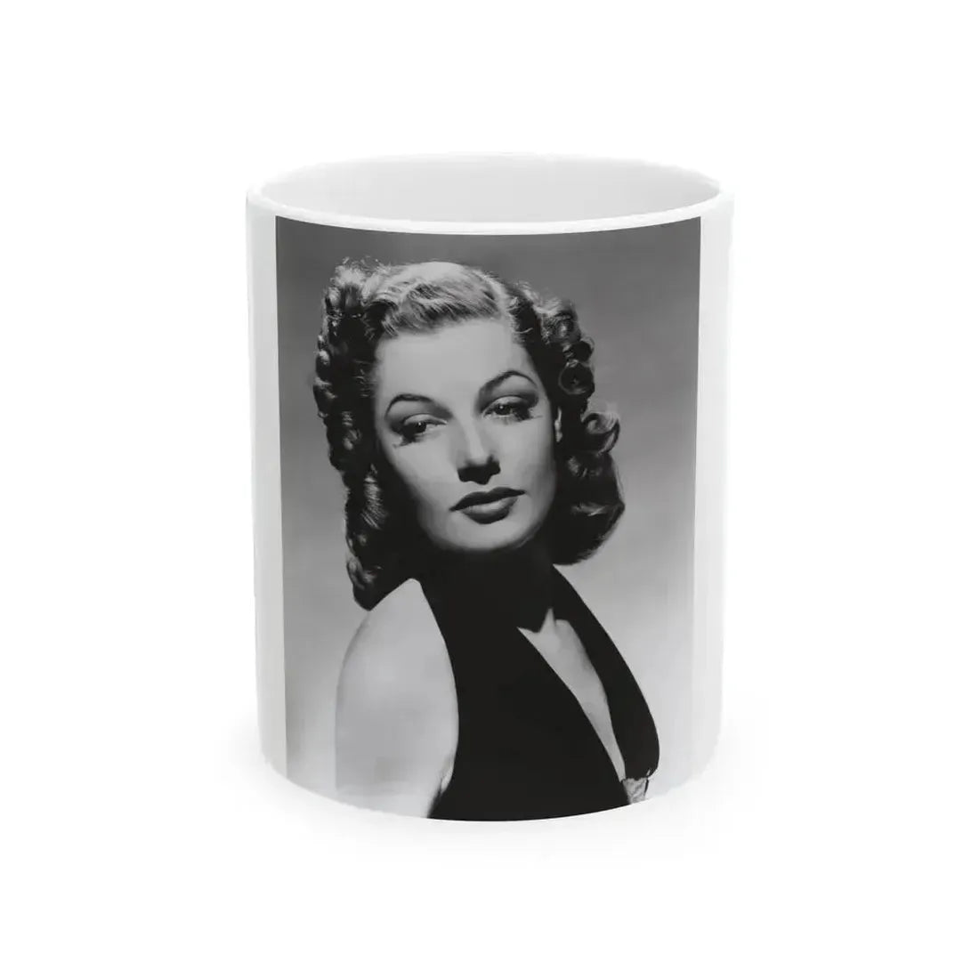 Ann Sheridan #238 (Vintage Female Icon) White Coffee Mug 11oz - Go Mug Yourself
