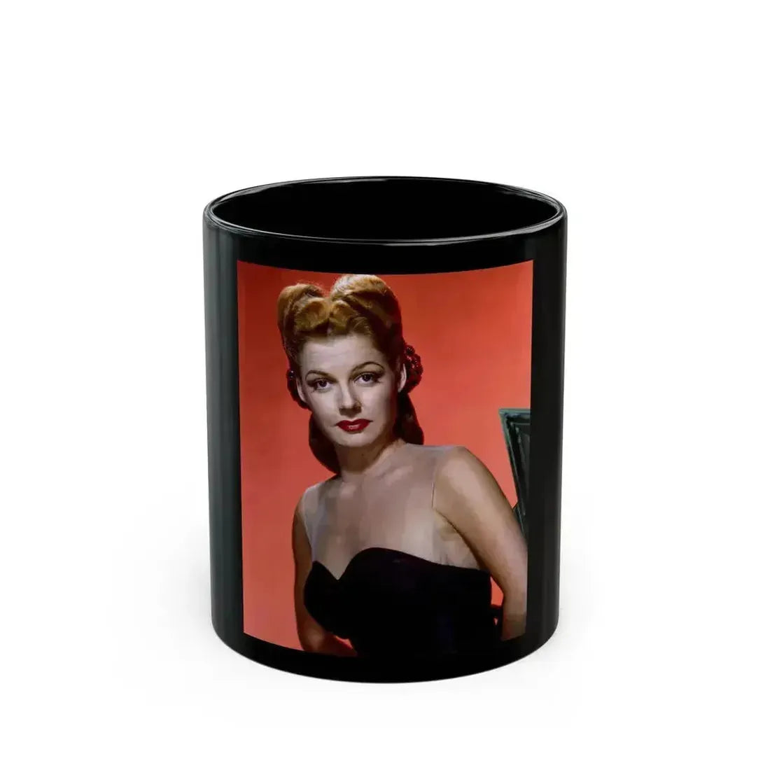 Ann Sheridan #239 (Vintage Female Icon) Black Coffee Mug 11oz - Go Mug Yourself
