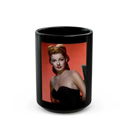 Ann Sheridan #239 (Vintage Female Icon) Black Coffee Mug 15oz - Go Mug Yourself