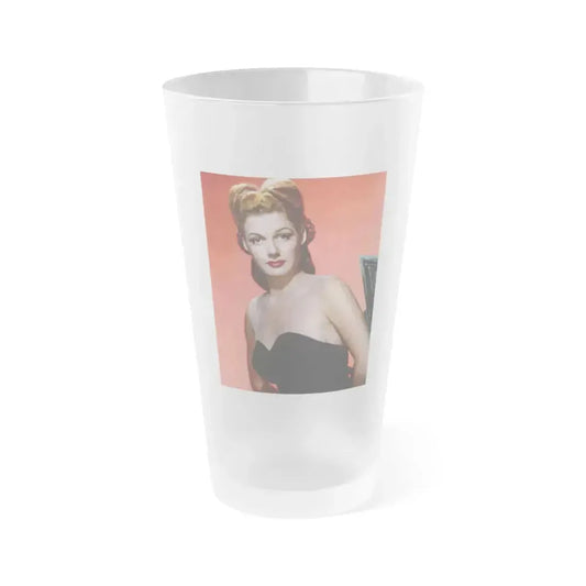 Ann Sheridan #239 (Vintage Female Icon) Frosted Pint Glass 16oz 16oz Frosted - Go Mug Yourself
