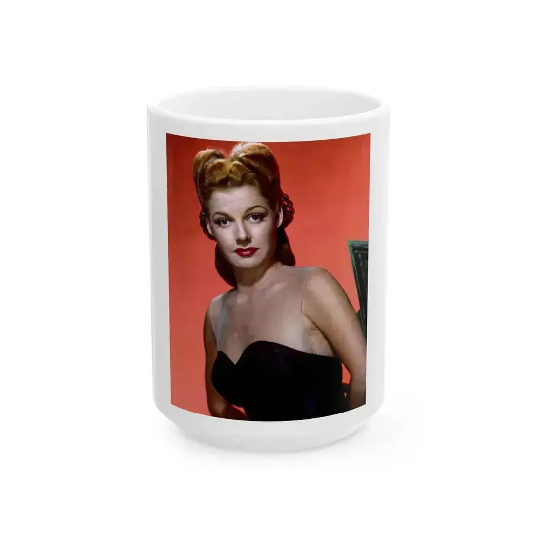 Ann Sheridan #239 (Vintage Female Icon) White Coffee Mug 15oz - Go Mug Yourself