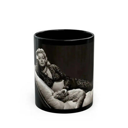 Ann Sheridan #244 (Vintage Female Icon) Black Coffee Mug 11oz - Go Mug Yourself