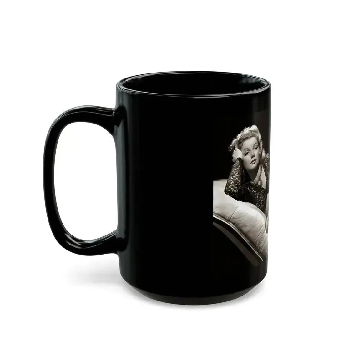 Ann Sheridan #244 (Vintage Female Icon) Black Coffee Mug - Go Mug Yourself