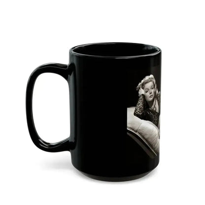Ann Sheridan #244 (Vintage Female Icon) Black Coffee Mug - Go Mug Yourself