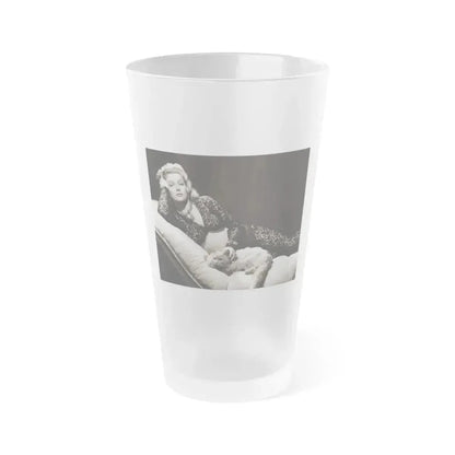 Ann Sheridan #244 (Vintage Female Icon) Frosted Pint Glass 16oz 16oz Frosted - Go Mug Yourself