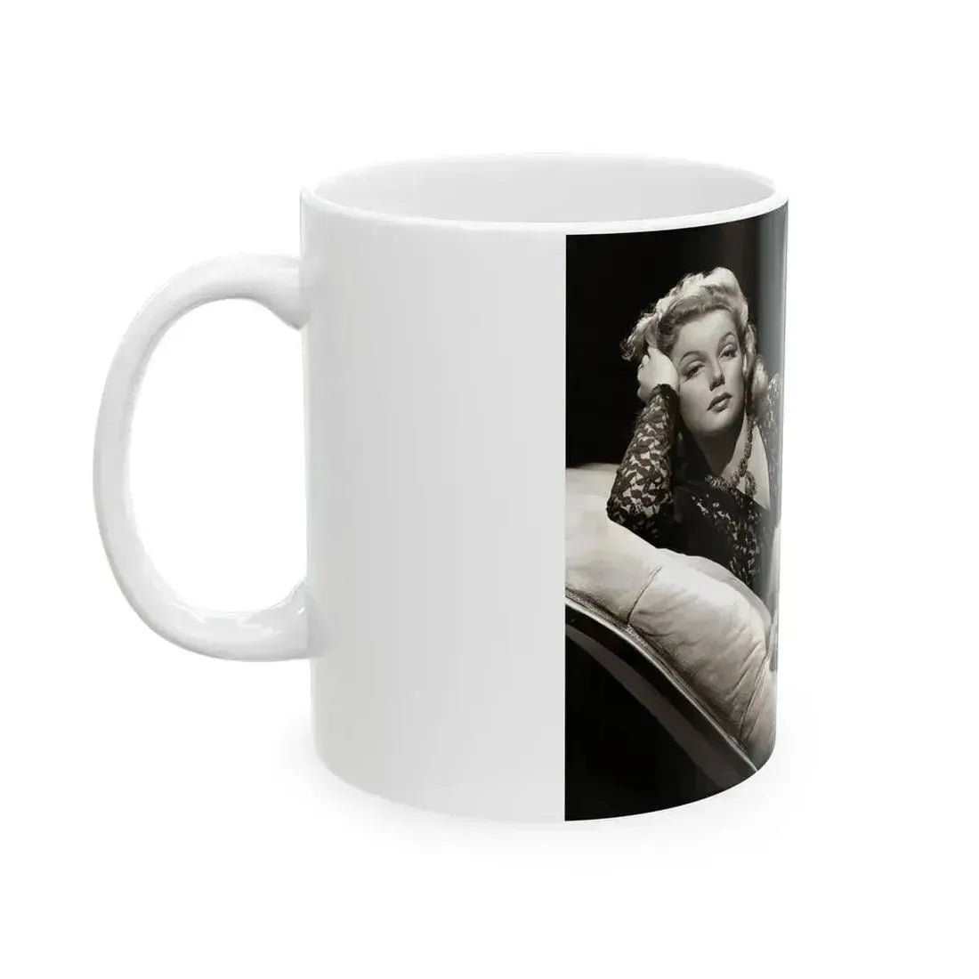 Ann Sheridan #244 (Vintage Female Icon) White Coffee Mug - Go Mug Yourself
