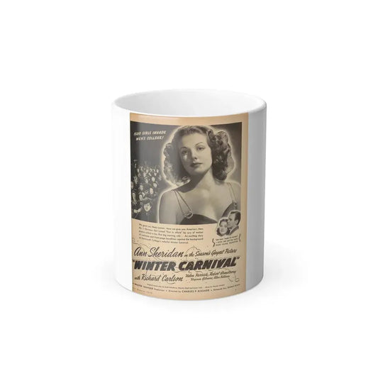 Ann Sheridan #247 (Vintage Female Icon) Color Changing Mug 11oz 11oz - Go Mug Yourself