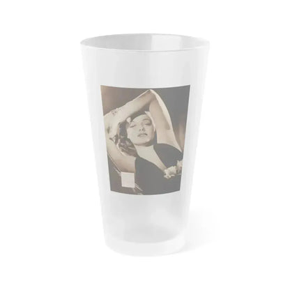 Ann Sheridan #248 (Vintage Female Icon) Frosted Pint Glass 16oz 16oz Frosted - Go Mug Yourself