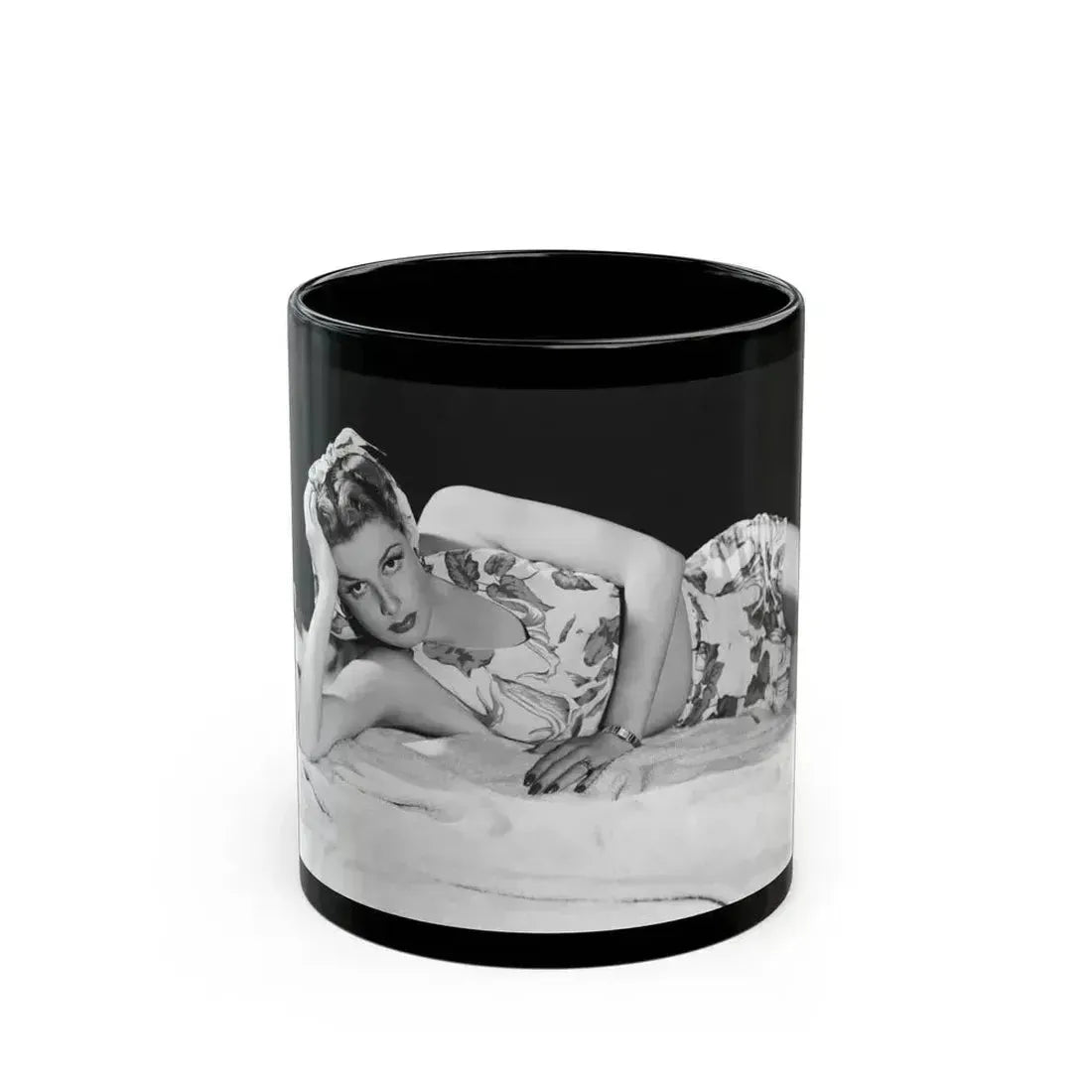 Ann Sheridan #255 (Vintage Female Icon) Black Coffee Mug 11oz - Go Mug Yourself
