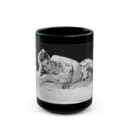 Ann Sheridan #255 (Vintage Female Icon) Black Coffee Mug 15oz - Go Mug Yourself