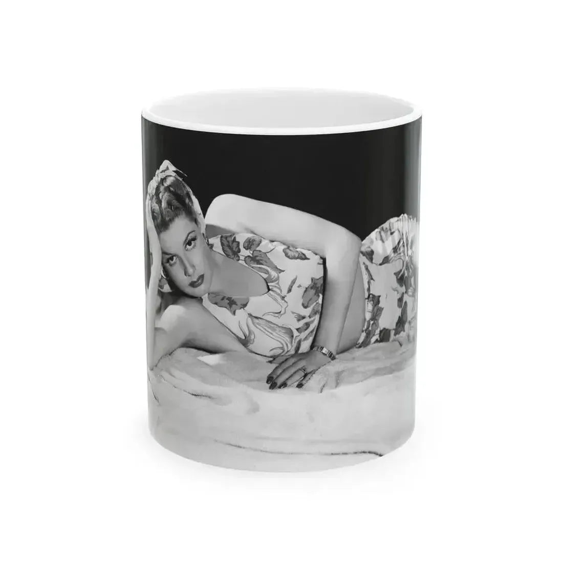 Ann Sheridan #255 (Vintage Female Icon) White Coffee Mug 11oz - Go Mug Yourself