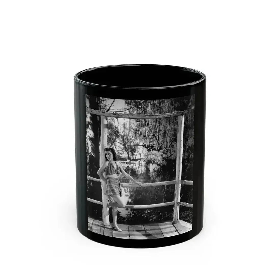 Ann Sheridan #261 (Vintage Female Icon) Black Coffee Mug 11oz - Go Mug Yourself