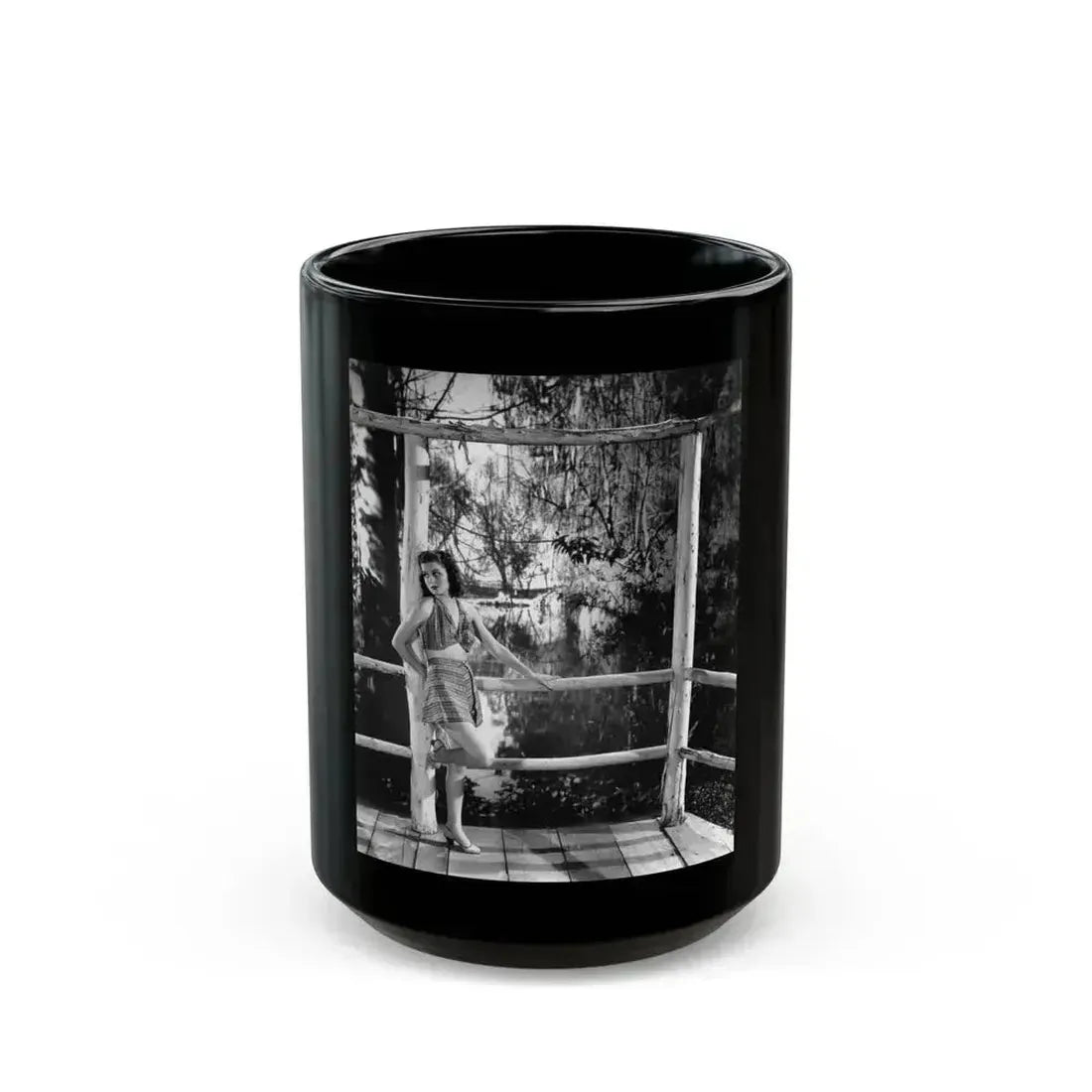Ann Sheridan #261 (Vintage Female Icon) Black Coffee Mug 15oz - Go Mug Yourself