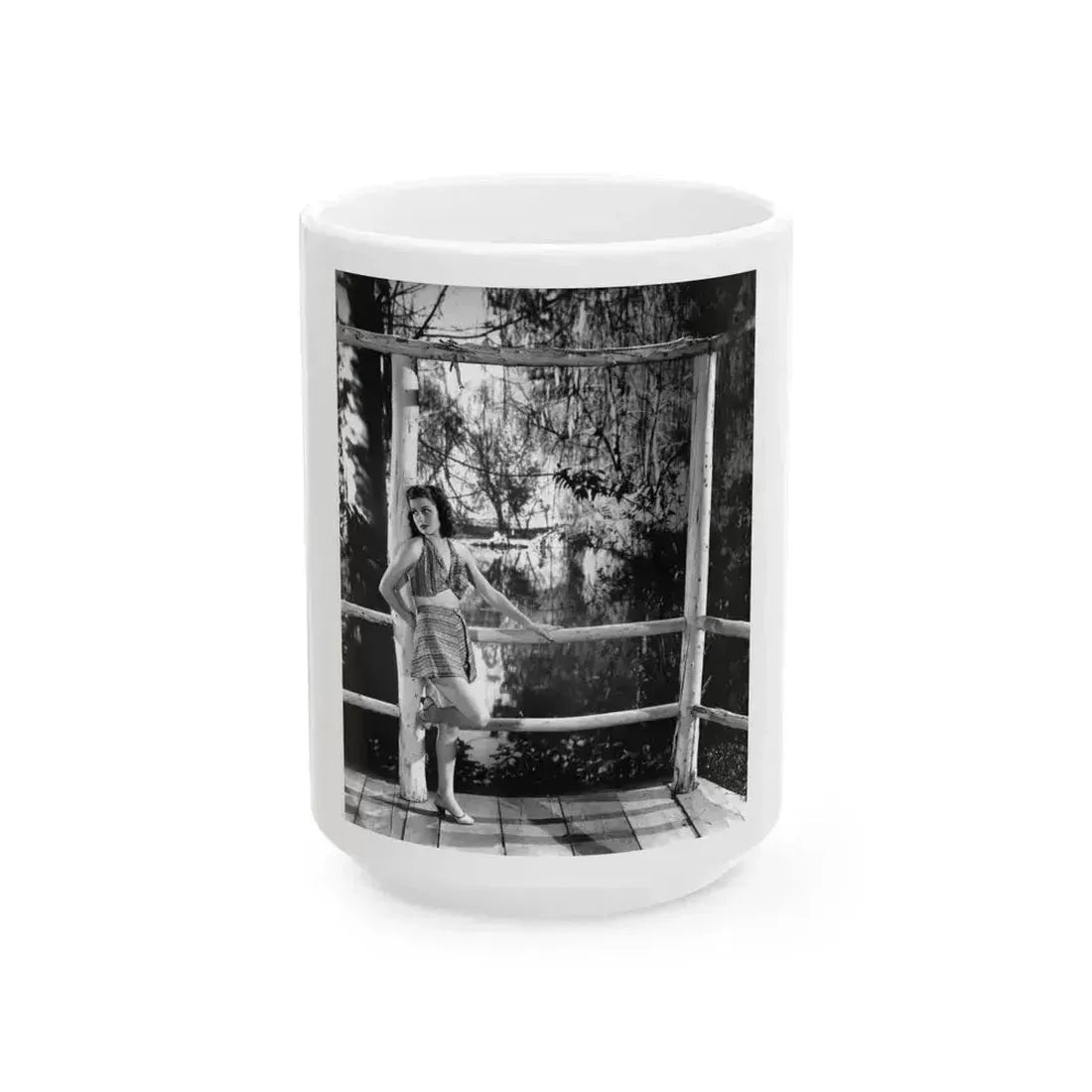 Ann Sheridan #261 (Vintage Female Icon) White Coffee Mug 15oz - Go Mug Yourself