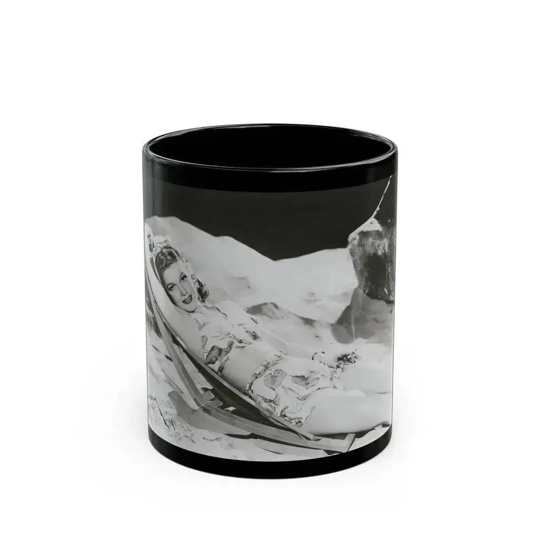 Ann Sheridan #262 (Vintage Female Icon) Black Coffee Mug 11oz - Go Mug Yourself