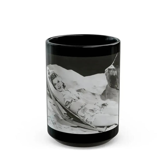 Ann Sheridan #262 (Vintage Female Icon) Black Coffee Mug 15oz - Go Mug Yourself