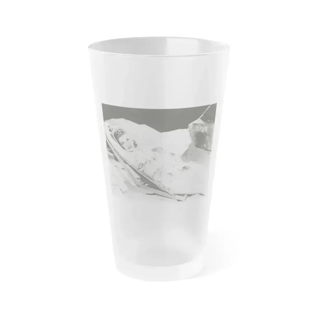 Ann Sheridan #262 (Vintage Female Icon) Frosted Pint Glass 16oz 16oz Frosted - Go Mug Yourself