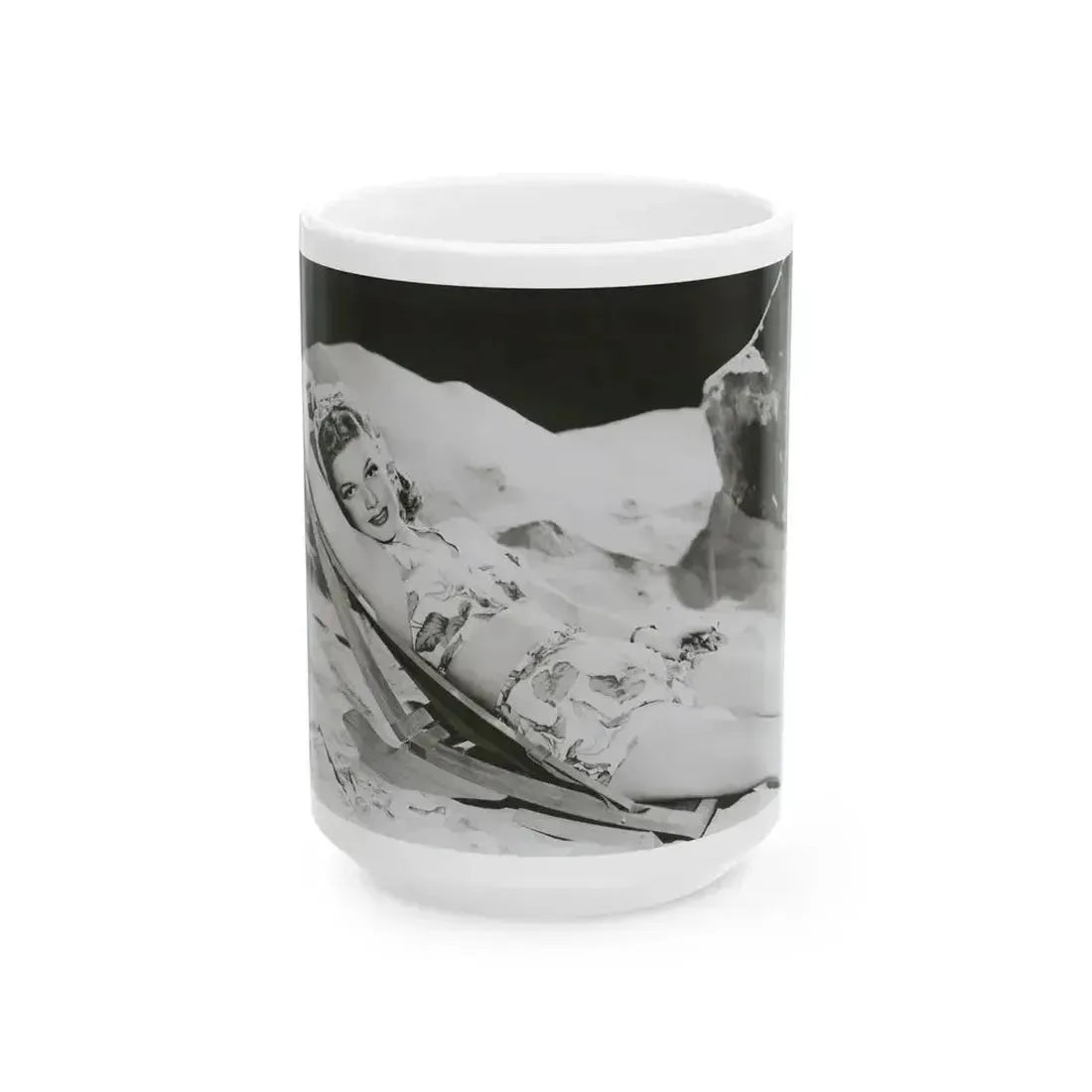 Ann Sheridan #262 (Vintage Female Icon) White Coffee Mug 15oz - Go Mug Yourself