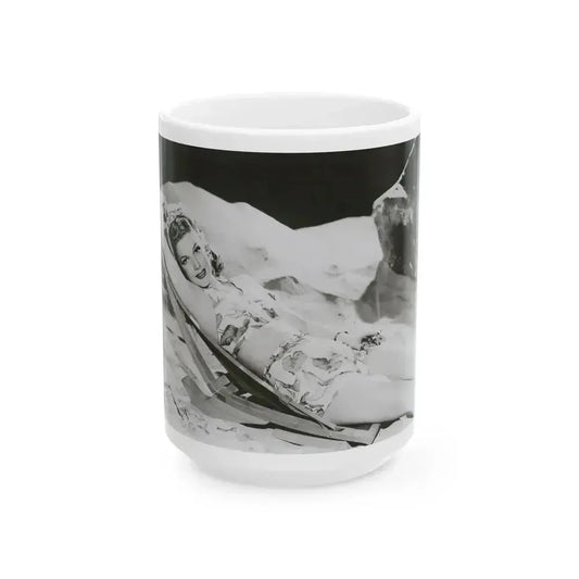 Ann Sheridan #262 (Vintage Female Icon) White Coffee Mug 15oz - Go Mug Yourself