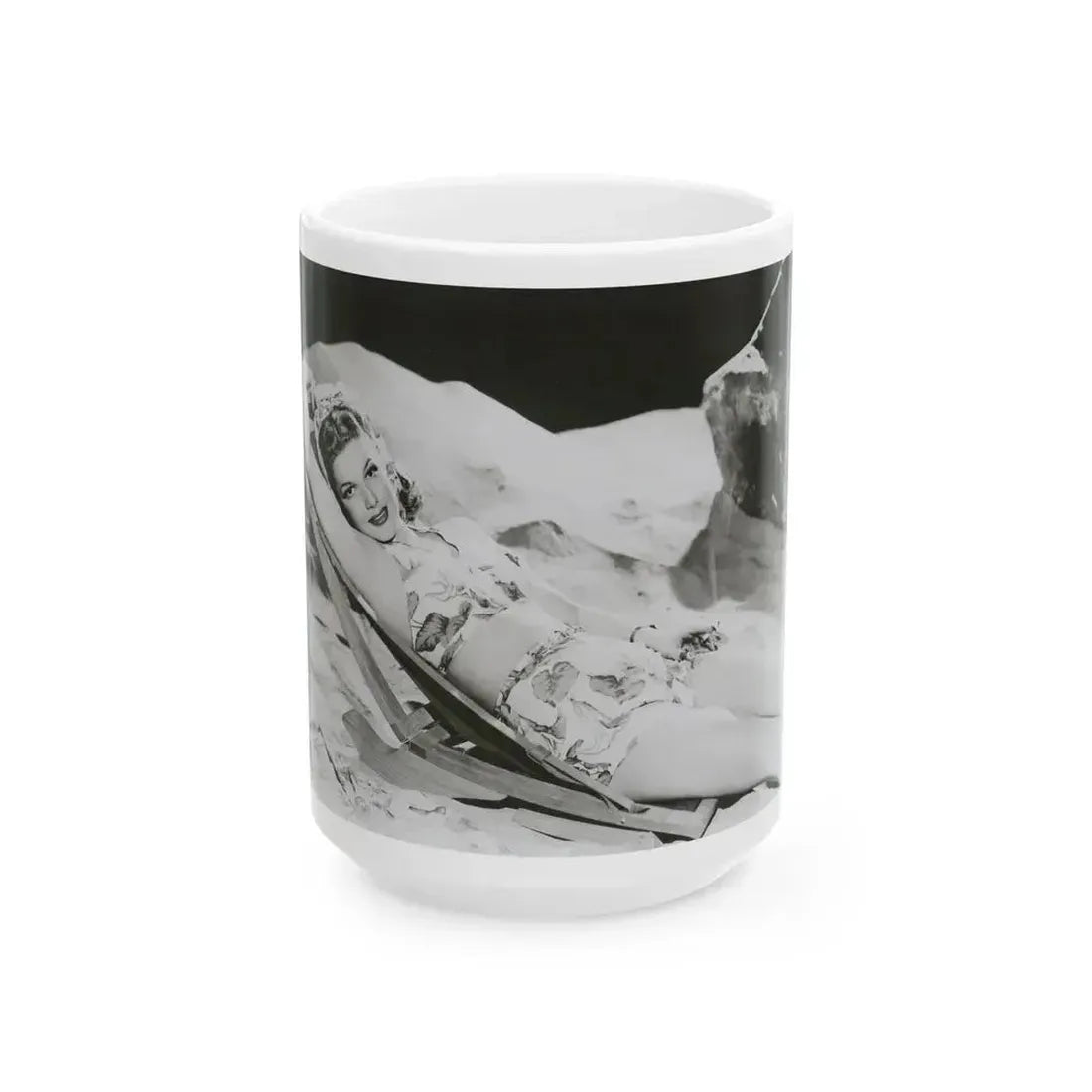 Ann Sheridan #262 (Vintage Female Icon) White Coffee Mug 15oz - Go Mug Yourself