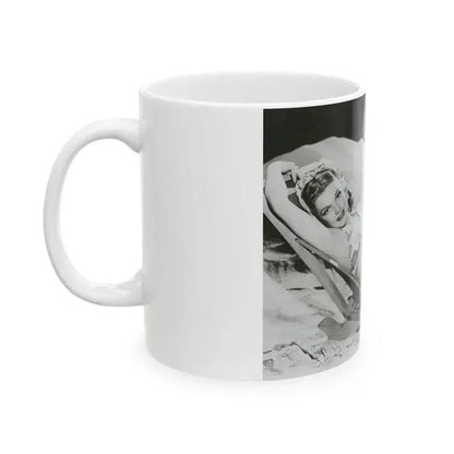 Ann Sheridan #262 (Vintage Female Icon) White Coffee Mug - Go Mug Yourself