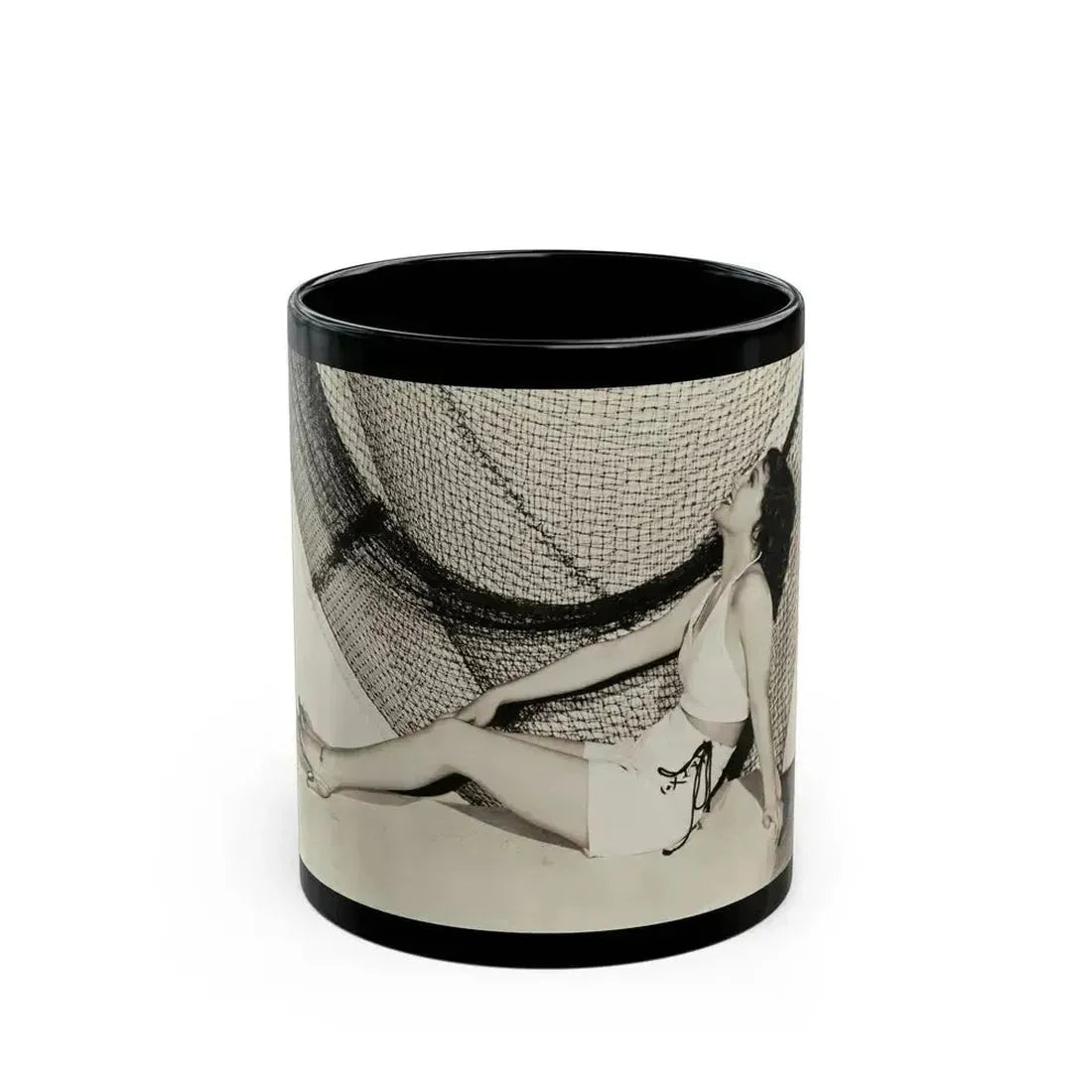 Ann Sheridan #264 (Vintage Female Icon) Black Coffee Mug 11oz - Go Mug Yourself