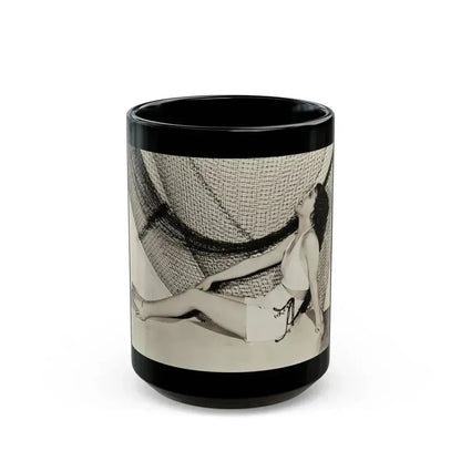 Ann Sheridan #264 (Vintage Female Icon) Black Coffee Mug 15oz - Go Mug Yourself