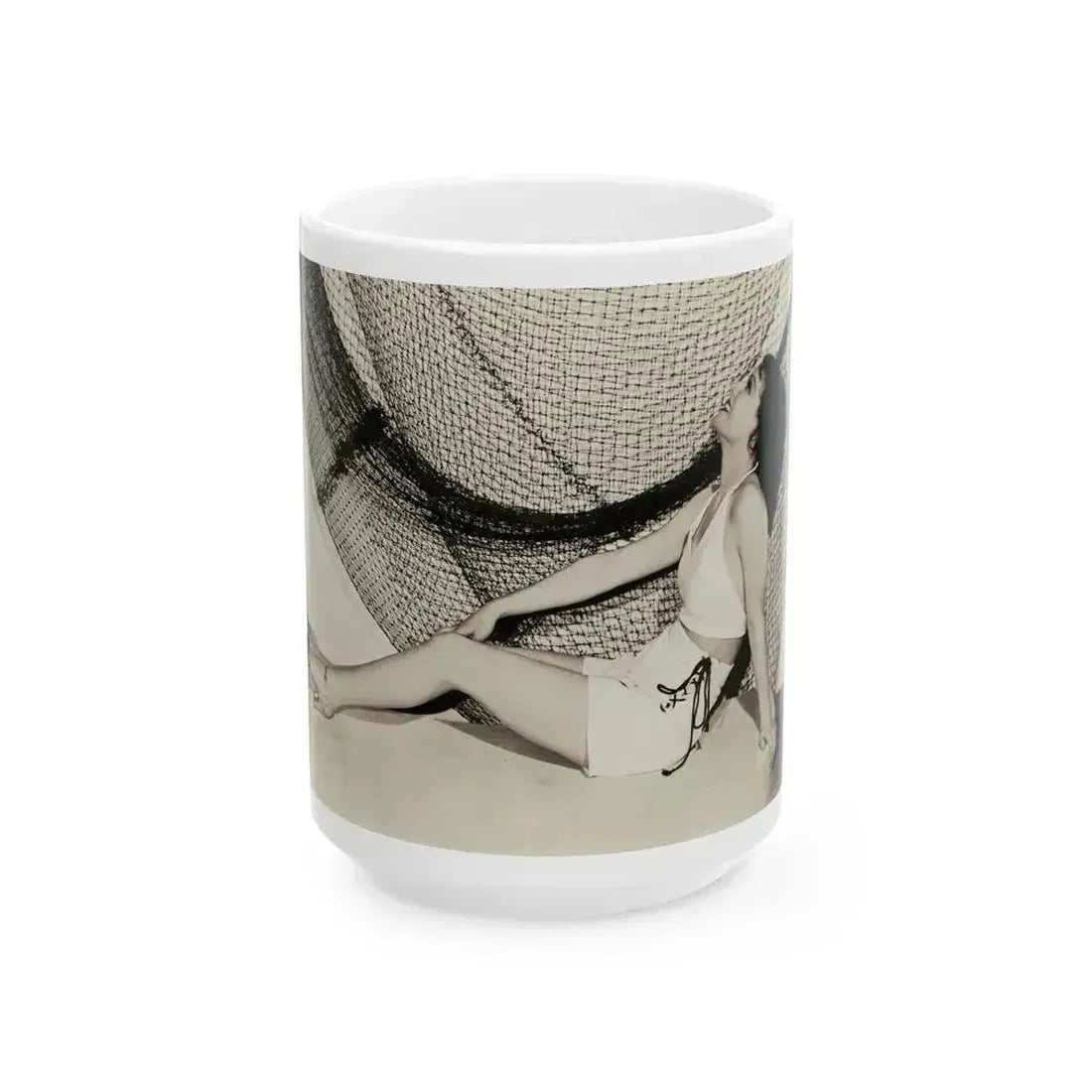Ann Sheridan #264 (Vintage Female Icon) White Coffee Mug 15oz - Go Mug Yourself