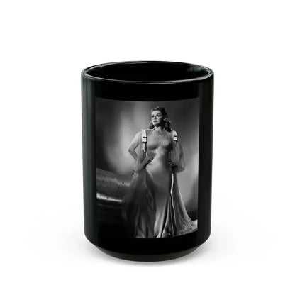 Ann Sheridan #265 (Vintage Female Icon) Black Coffee Mug 15oz - Go Mug Yourself