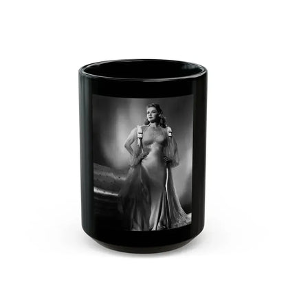 Ann Sheridan #265 (Vintage Female Icon) Black Coffee Mug 15oz - Go Mug Yourself