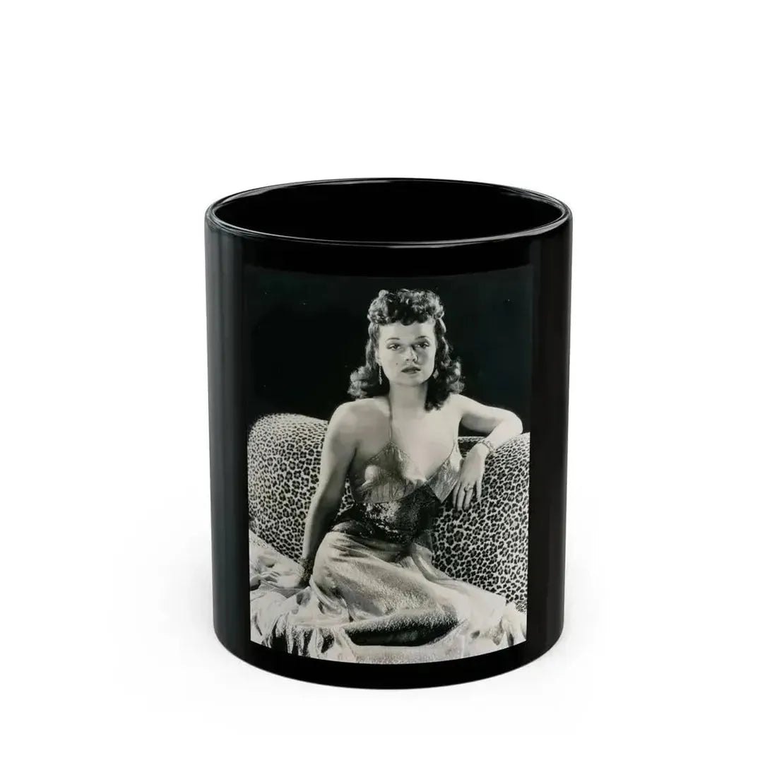 Ann Sheridan #275 (Vintage Female Icon) Black Coffee Mug 11oz - Go Mug Yourself
