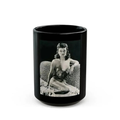 Ann Sheridan #275 (Vintage Female Icon) Black Coffee Mug 15oz - Go Mug Yourself