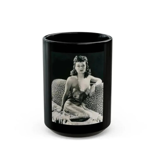 Ann Sheridan #275 (Vintage Female Icon) Black Coffee Mug 15oz - Go Mug Yourself