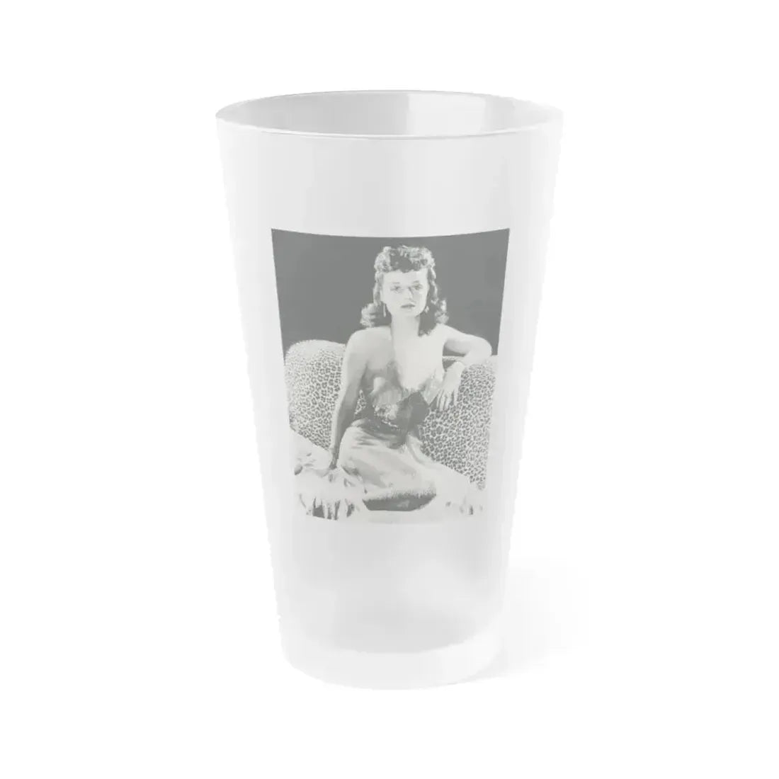 Ann Sheridan #275 (Vintage Female Icon) Frosted Pint Glass 16oz 16oz Frosted - Go Mug Yourself