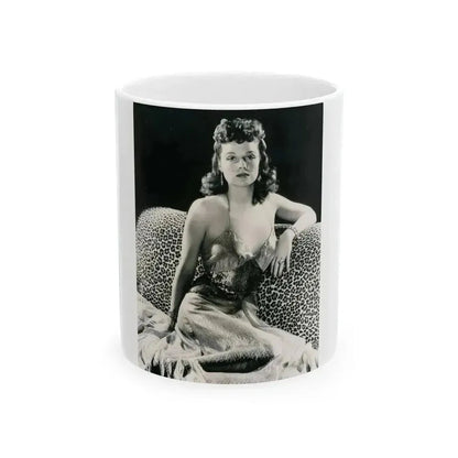 Ann Sheridan #275 (Vintage Female Icon) White Coffee Mug 11oz - Go Mug Yourself
