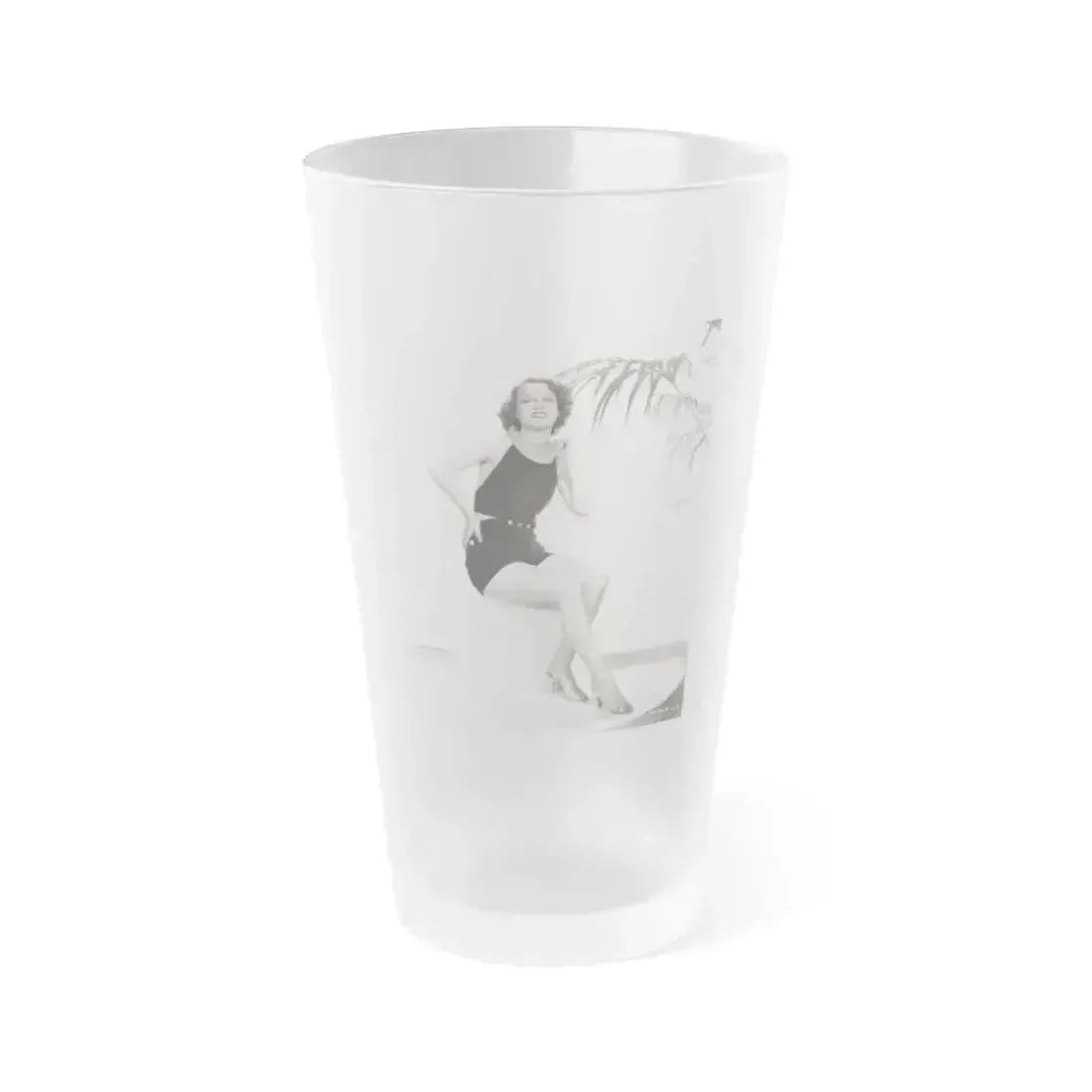 Ann Sheridan #277 (Vintage Female Icon) Frosted Pint Glass 16oz 16oz Frosted - Go Mug Yourself