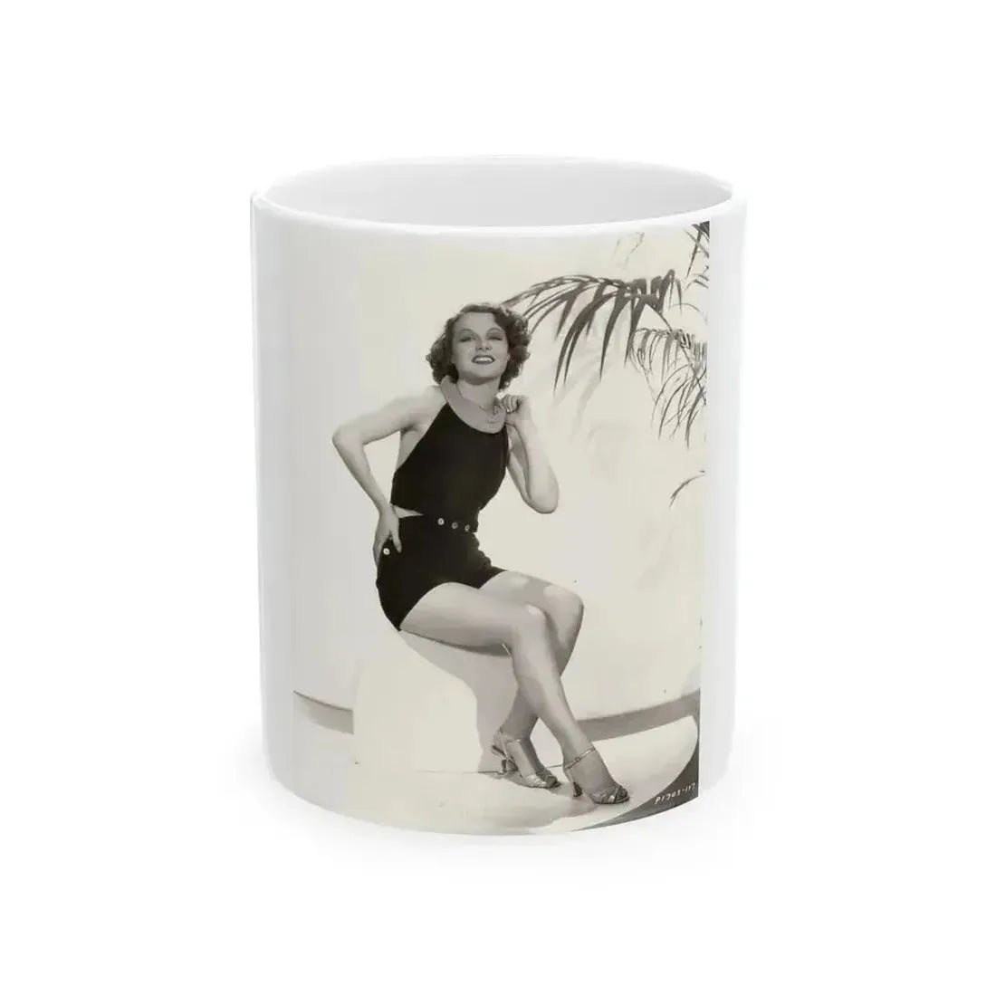 Ann Sheridan #277 (Vintage Female Icon) White Coffee Mug 11oz - Go Mug Yourself
