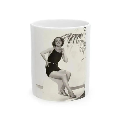 Ann Sheridan #277 (Vintage Female Icon) White Coffee Mug 11oz - Go Mug Yourself