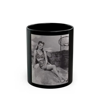 Ann Sheridan #283 (Vintage Female Icon) Black Coffee Mug 11oz - Go Mug Yourself