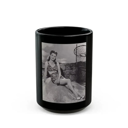 Ann Sheridan #283 (Vintage Female Icon) Black Coffee Mug 15oz - Go Mug Yourself