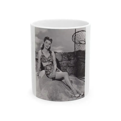 Ann Sheridan #283 (Vintage Female Icon) White Coffee Mug 11oz - Go Mug Yourself