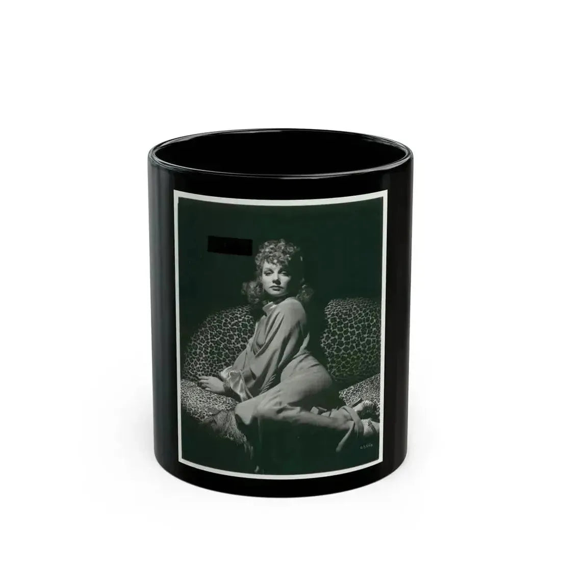 Ann Sheridan #67 (Vintage Female Icon) Black Coffee Mug 11oz - Go Mug Yourself