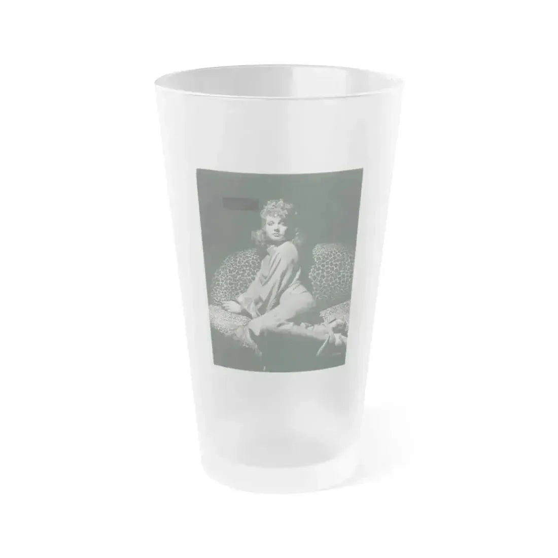 Ann Sheridan #67 (Vintage Female Icon) Frosted Pint Glass 16oz 16oz Frosted - Go Mug Yourself