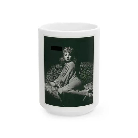 Ann Sheridan #67 (Vintage Female Icon) White Coffee Mug 15oz - Go Mug Yourself