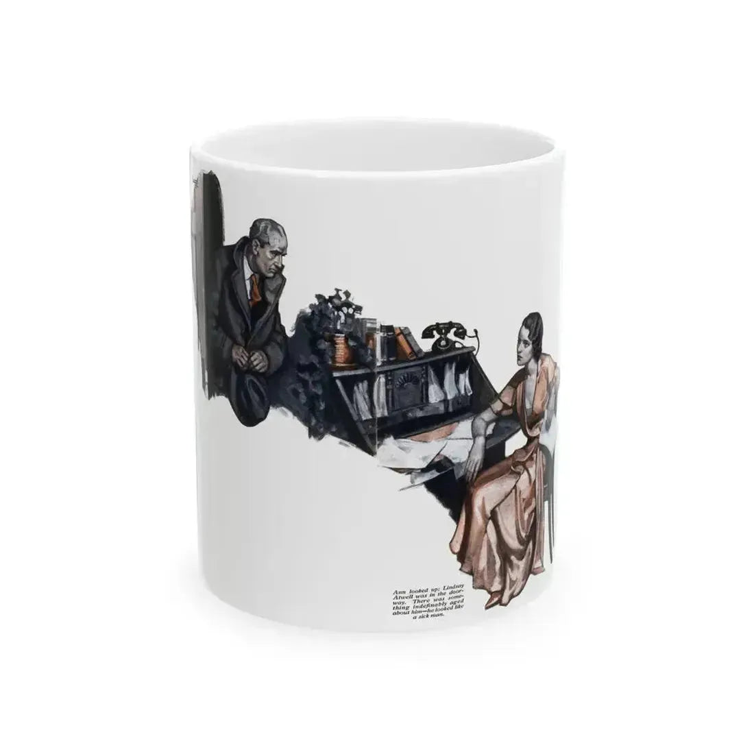 Ann Vickers (1), Redbook, December 1932 - White Coffee Mug 11oz - Go Mug Yourself