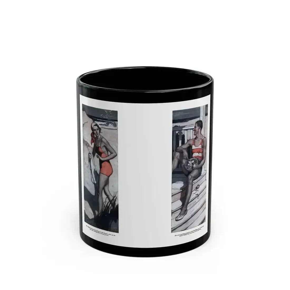 Ann Vickers (2), Redbook, December 1932 - Black Coffee Mug 11oz - Go Mug Yourself