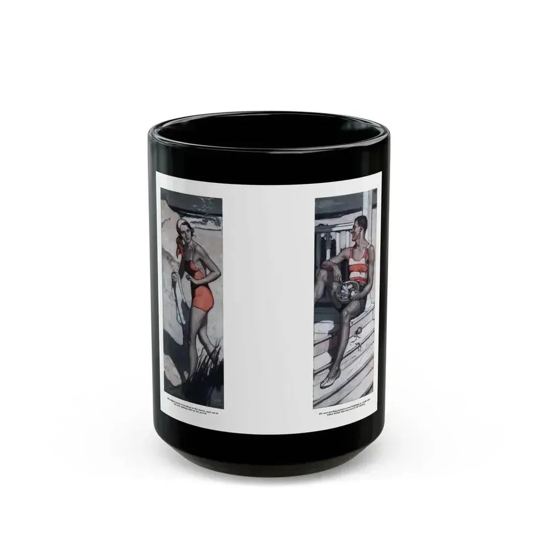 Ann Vickers (2), Redbook, December 1932 - Black Coffee Mug 15oz - Go Mug Yourself