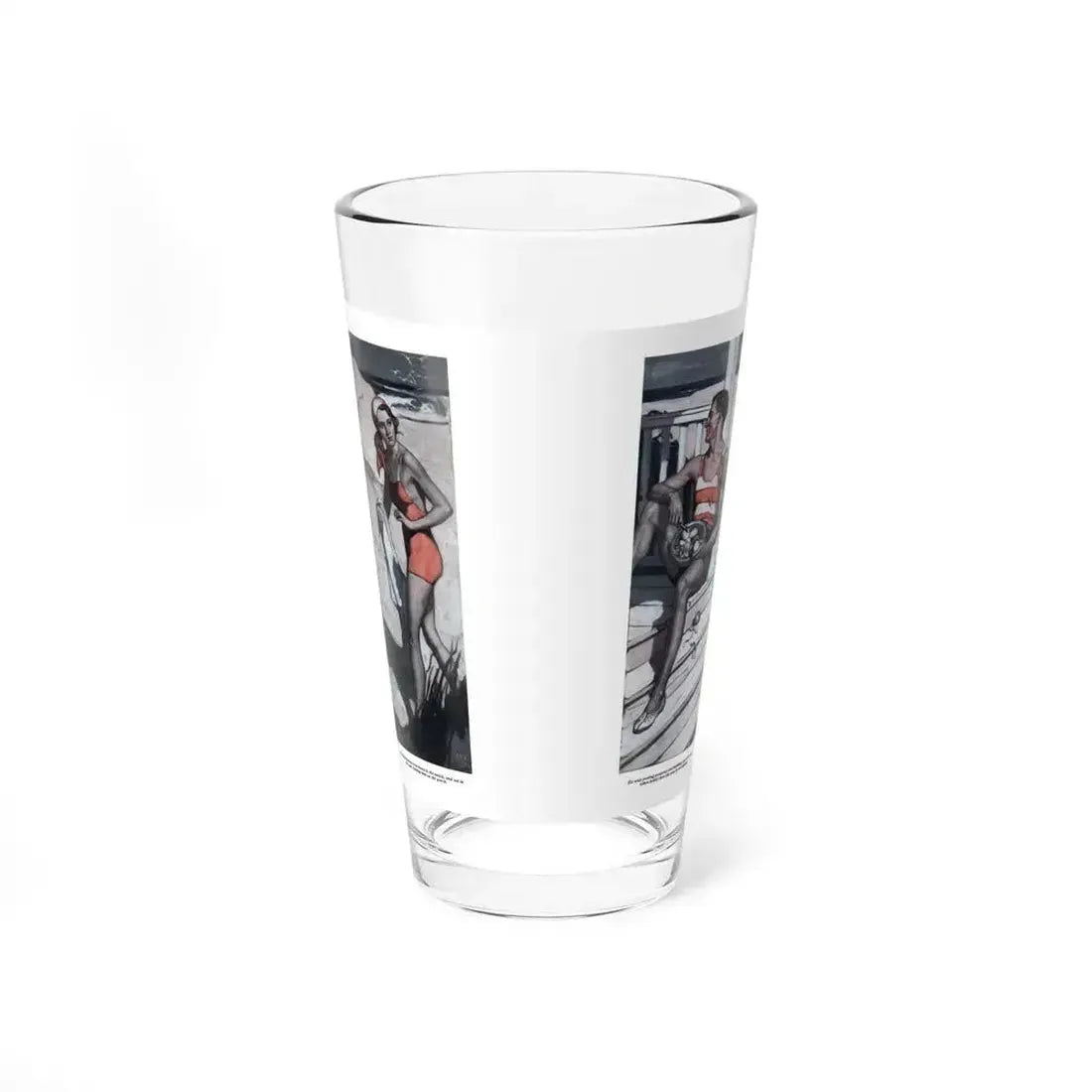 Ann Vickers (2), Redbook, December 1932 (Magazine Illustration) Pint Glass 16oz 16oz - Go Mug Yourself