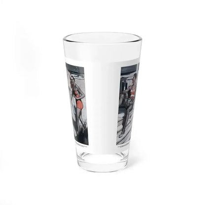 Ann Vickers (2), Redbook, December 1932 (Magazine Illustration) Pint Glass 16oz 16oz - Go Mug Yourself