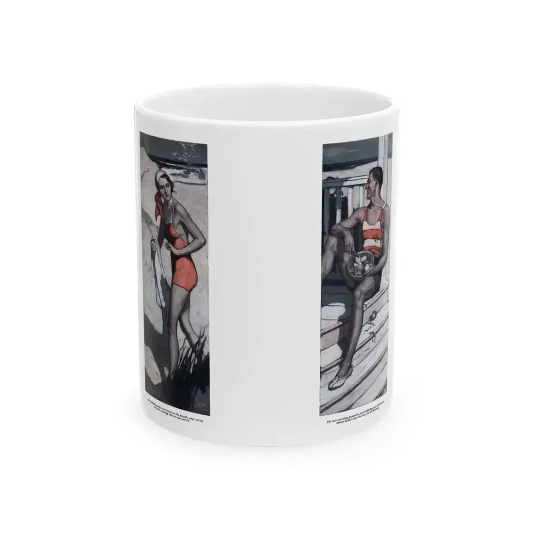 Ann Vickers (2), Redbook, December 1932 - White Coffee Mug 11oz - Go Mug Yourself